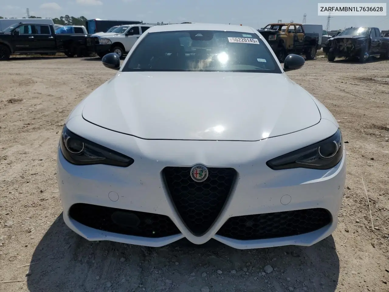 2020 Alfa Romeo Giulia Ti VIN: ZARFAMBN1L7636628 Lot: 56220145