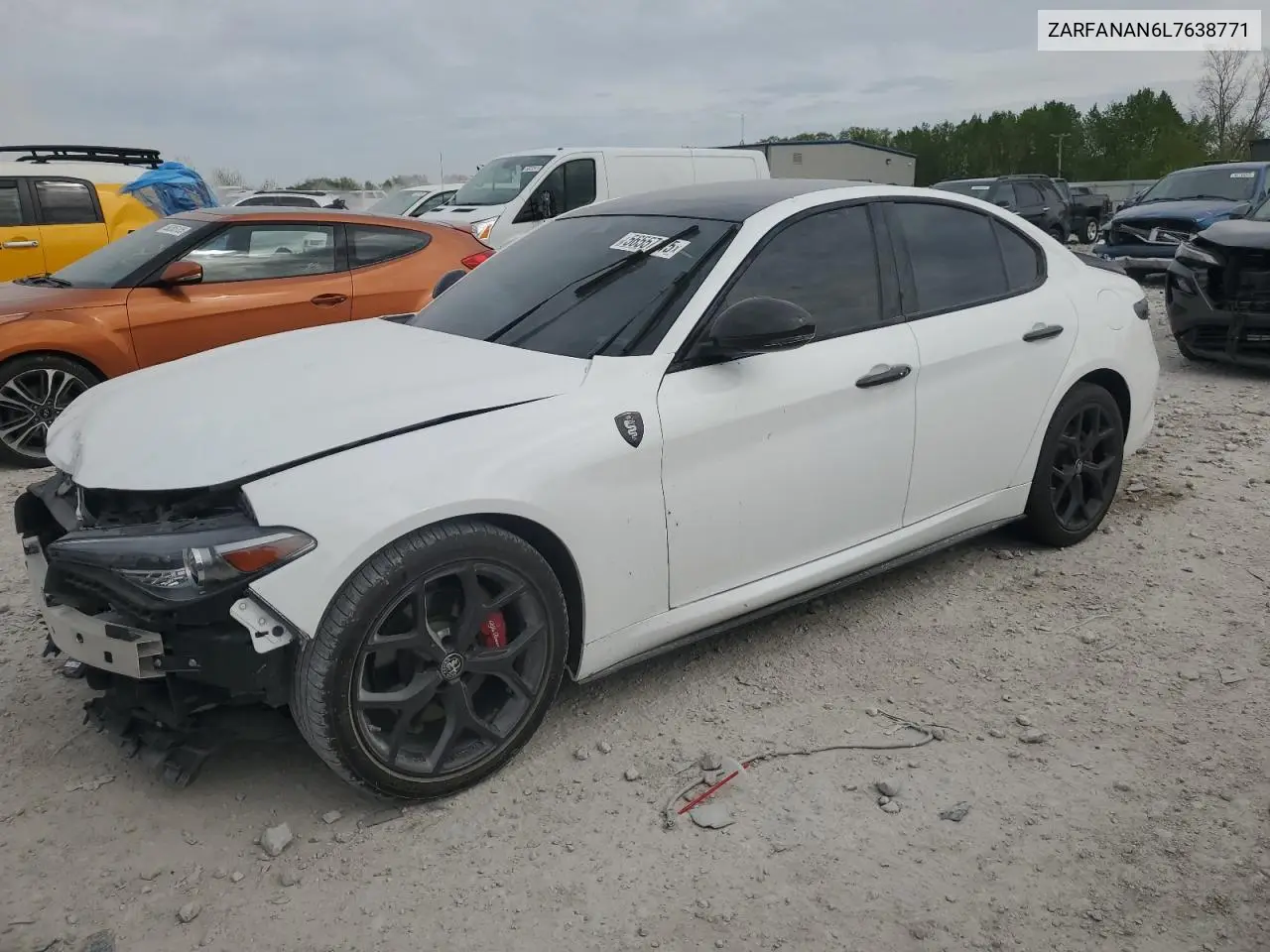 2020 Alfa Romeo Giulia VIN: ZARFANAN6L7638771 Lot: 56557115