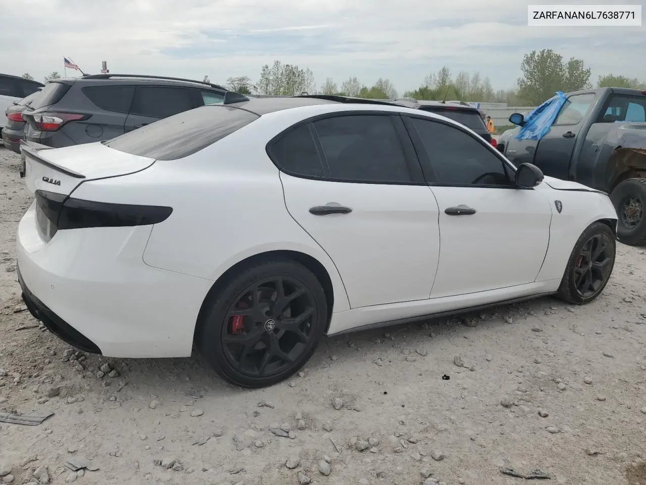 2020 Alfa Romeo Giulia VIN: ZARFANAN6L7638771 Lot: 56557115