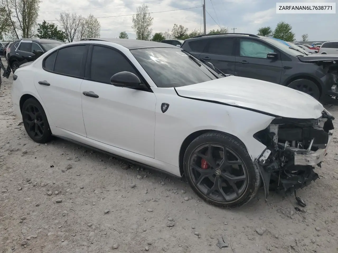 2020 Alfa Romeo Giulia VIN: ZARFANAN6L7638771 Lot: 56557115