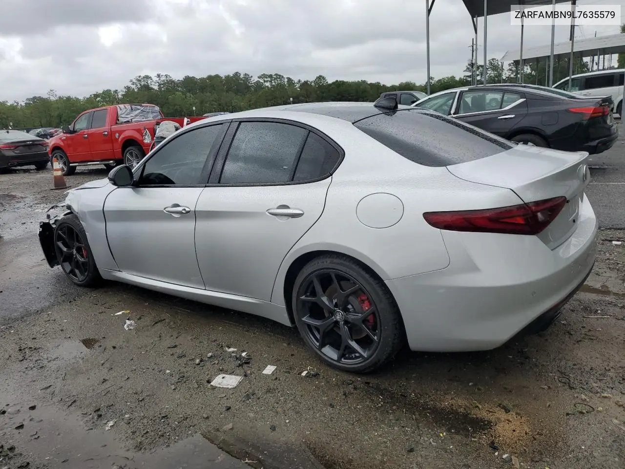 2020 Alfa Romeo Giulia Ti VIN: ZARFAMBN9L7635579 Lot: 56565595