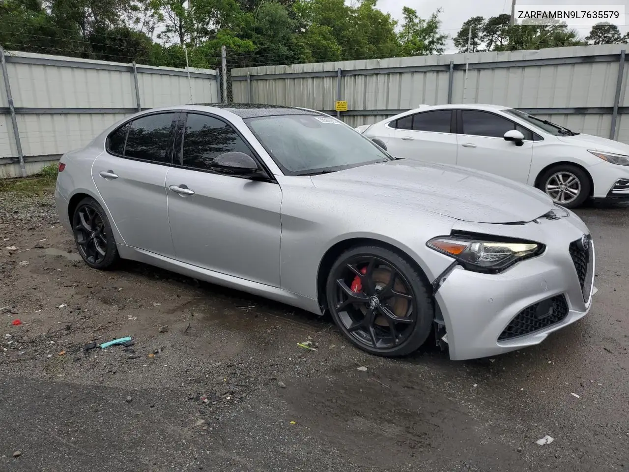 2020 Alfa Romeo Giulia Ti VIN: ZARFAMBN9L7635579 Lot: 56565595