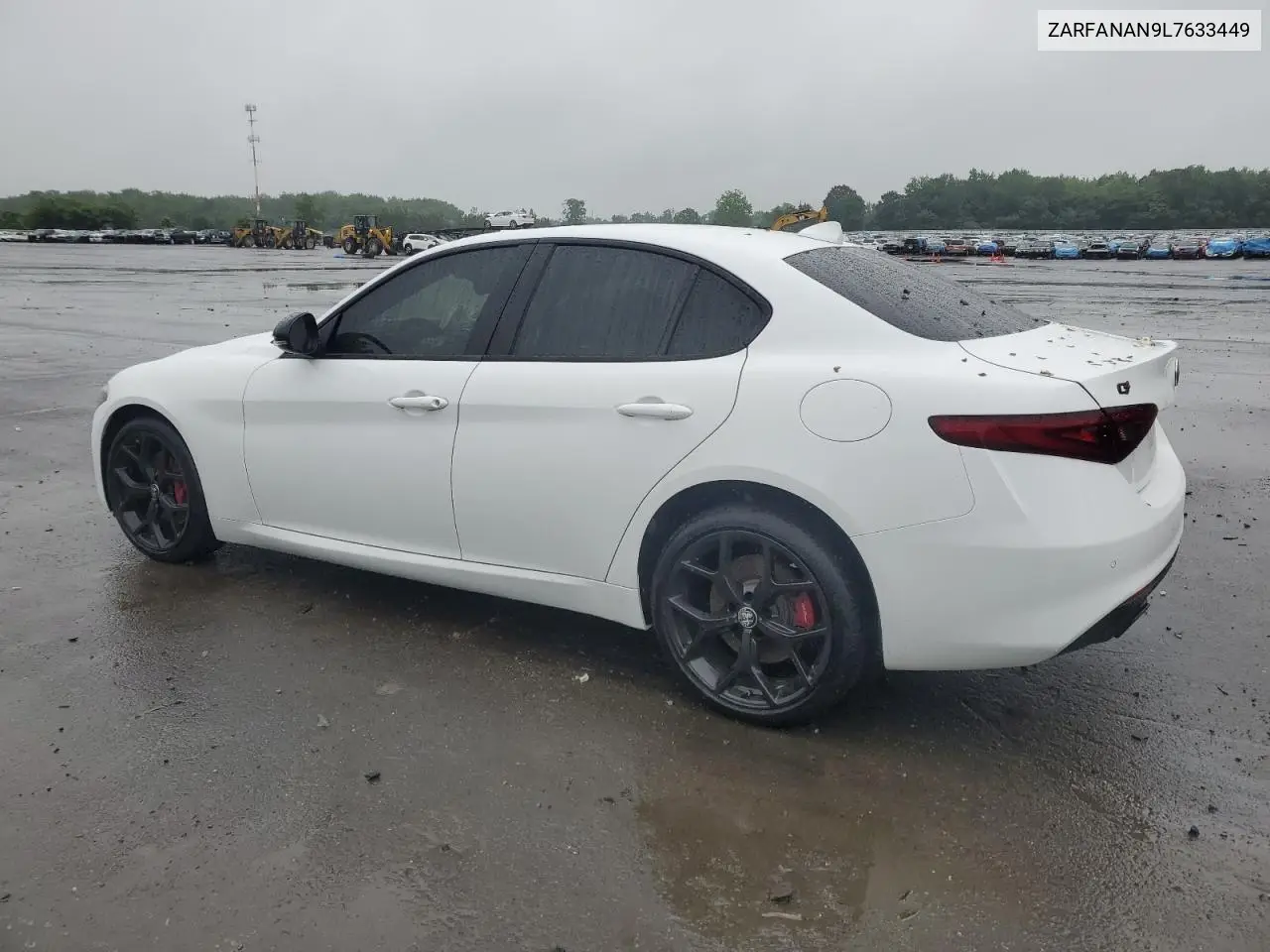 2020 Alfa Romeo Giulia VIN: ZARFANAN9L7633449 Lot: 60998325