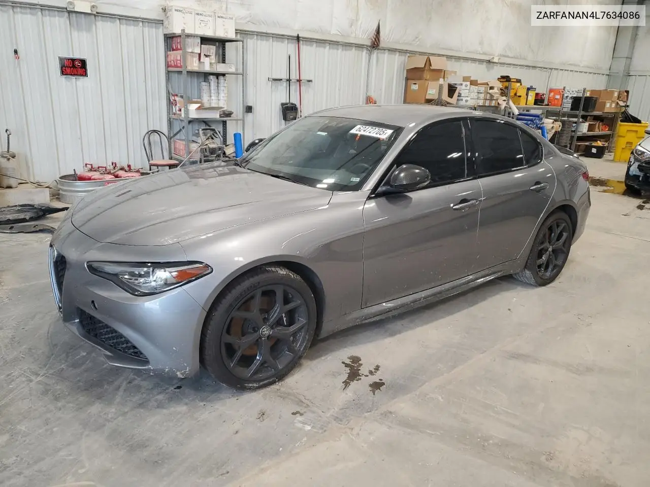 2020 Alfa Romeo Giulia VIN: ZARFANAN4L7634086 Lot: 62472705