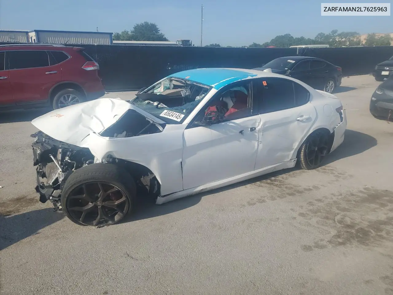 2020 Alfa Romeo Giulia VIN: ZARFAMAN2L7625963 Lot: 65634145