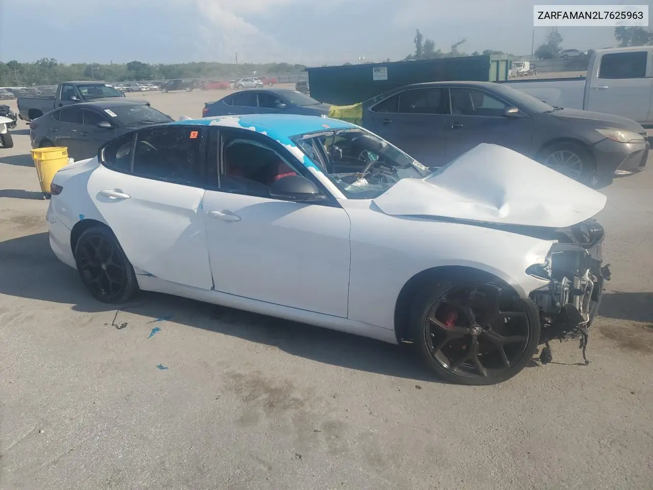 2020 Alfa Romeo Giulia VIN: ZARFAMAN2L7625963 Lot: 65634145