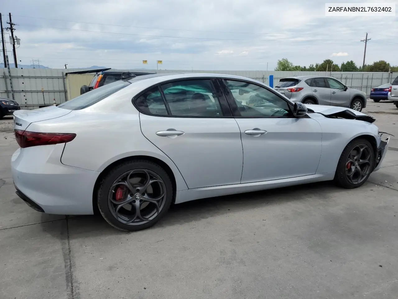 2020 Alfa Romeo Giulia Ti VIN: ZARFANBN2L7632402 Lot: 65822095