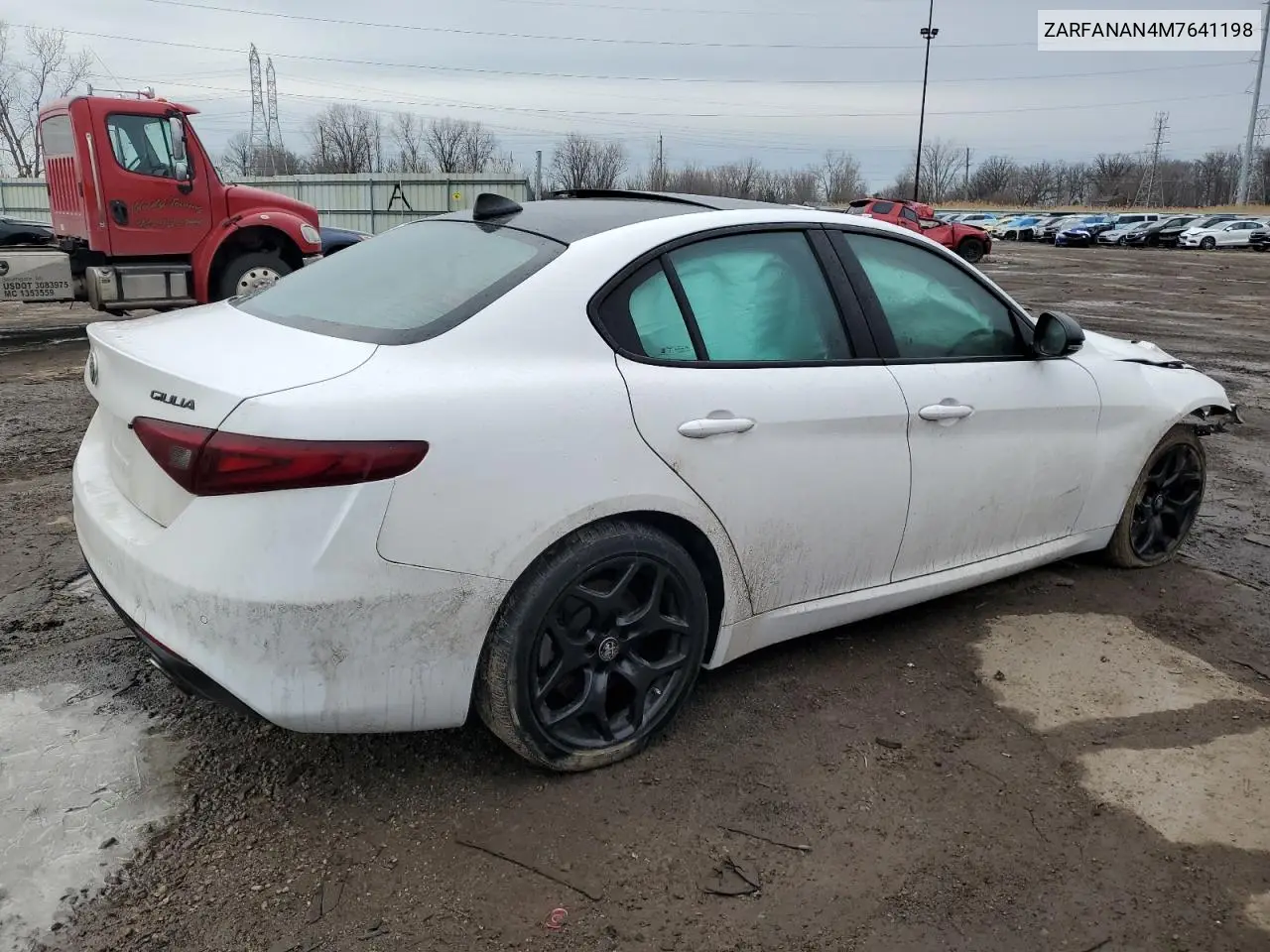2021 Alfa Romeo Giulia Sport VIN: ZARFANAN4M7641198 Lot: 47000175