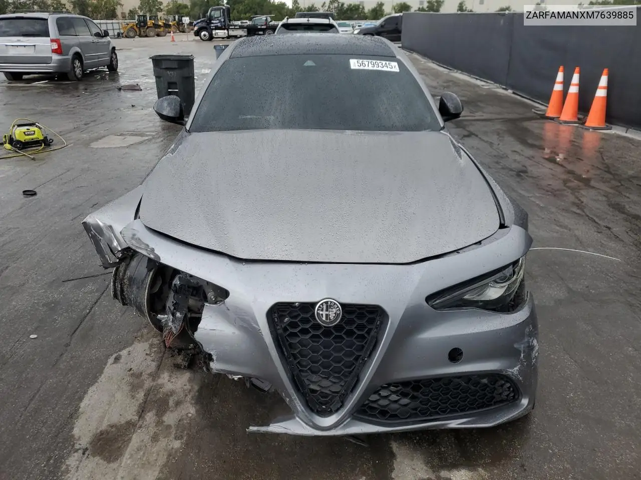 2021 Alfa Romeo Giulia Sport VIN: ZARFAMANXM7639885 Lot: 56799345