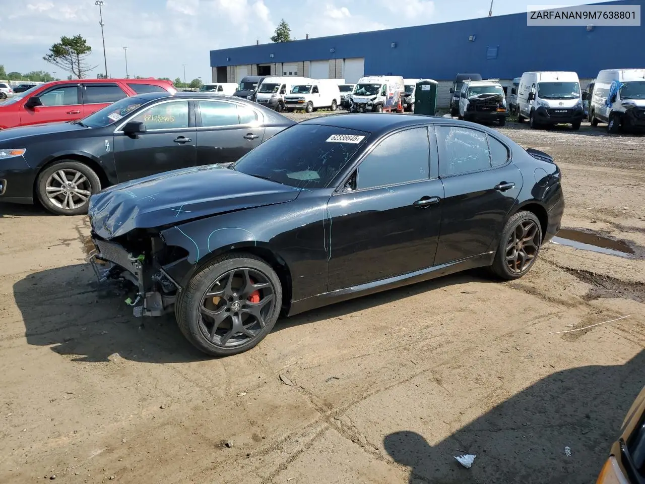 2021 Alfa Romeo Giulia Sport VIN: ZARFANAN9M7638801 Lot: 62338645