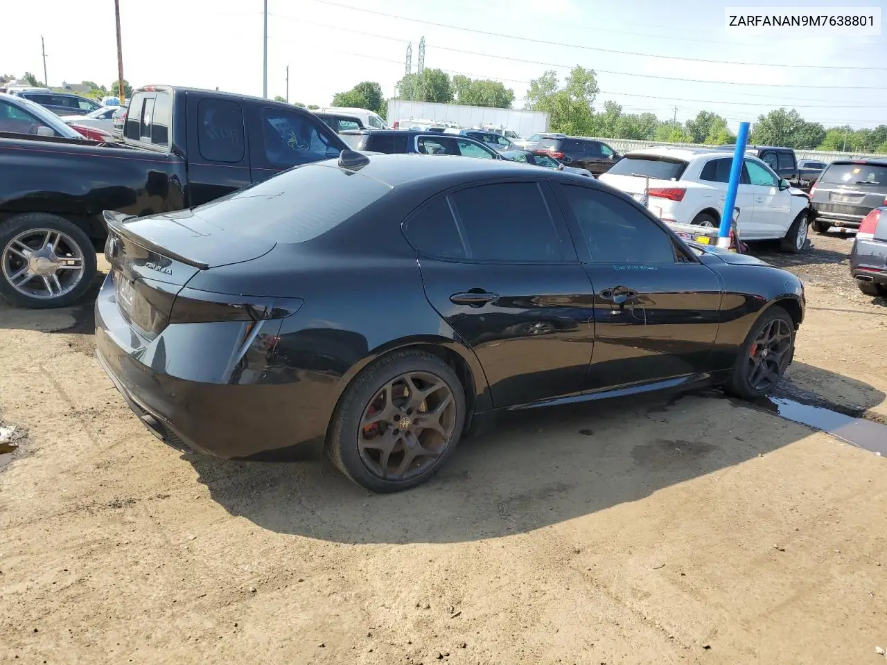 2021 Alfa Romeo Giulia Sport VIN: ZARFANAN9M7638801 Lot: 62338645