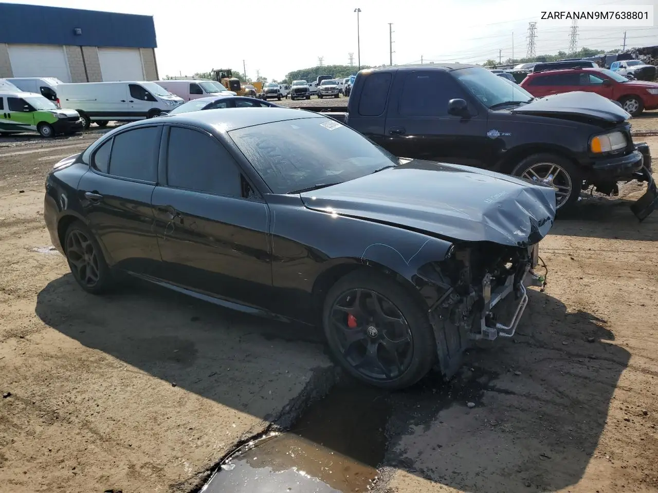 2021 Alfa Romeo Giulia Sport VIN: ZARFANAN9M7638801 Lot: 62338645