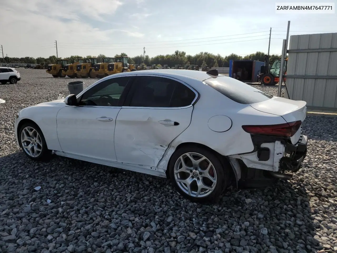 2021 Alfa Romeo Giulia Ti VIN: ZARFAMBN4M7647771 Lot: 63988035