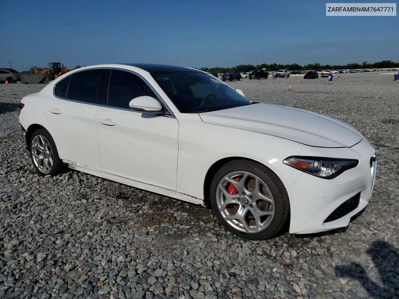 2021 Alfa Romeo Giulia Ti VIN: ZARFAMBN4M7647771 Lot: 63988035