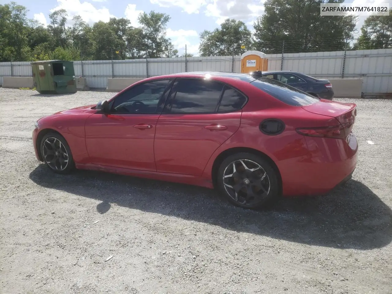 2021 Alfa Romeo Giulia Sport VIN: ZARFAMAN7M7641822 Lot: 65465785