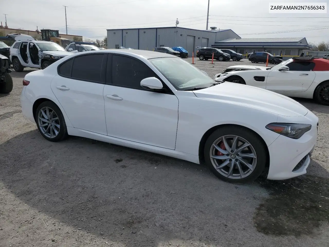 2022 Alfa Romeo Giulia VIN: ZARFAMAN2N7656343 Lot: 49706275