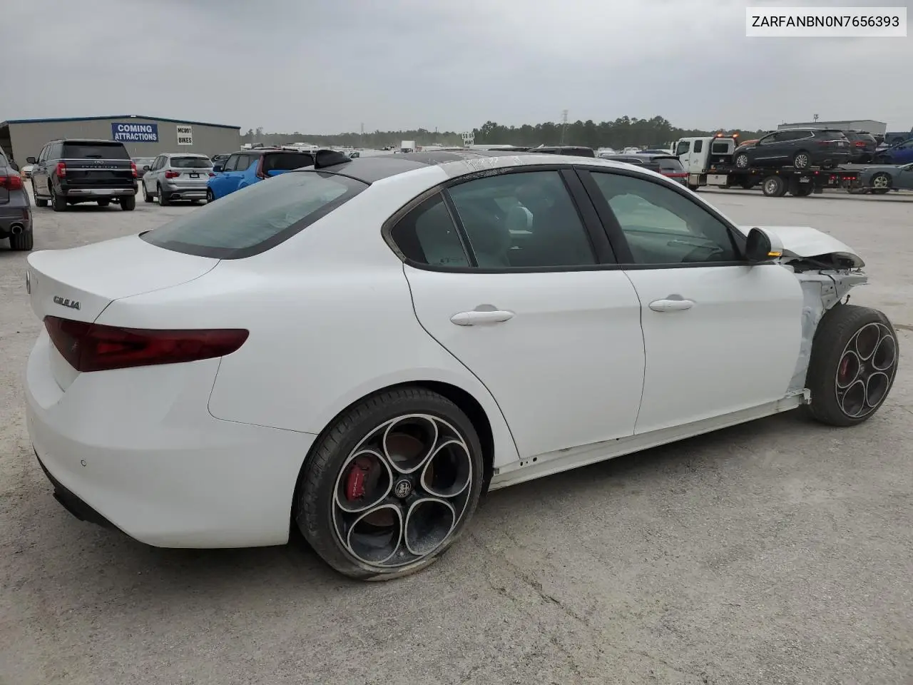 2022 Alfa Romeo Giulia Super VIN: ZARFANBN0N7656393 Lot: 50511715