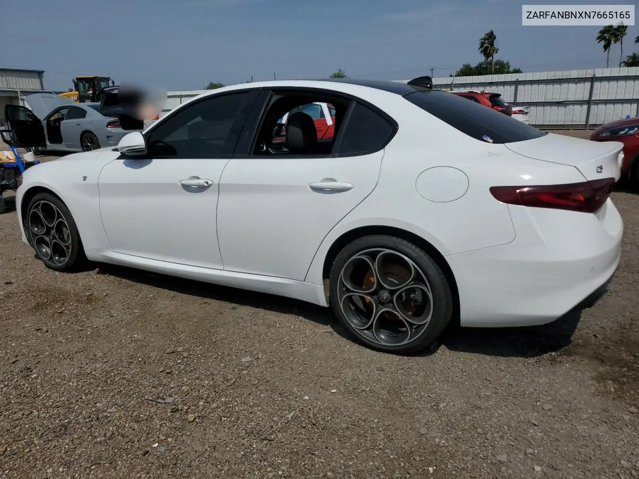 2022 Alfa Romeo Giulia Super VIN: ZARFANBNXN7665165 Lot: 51659775