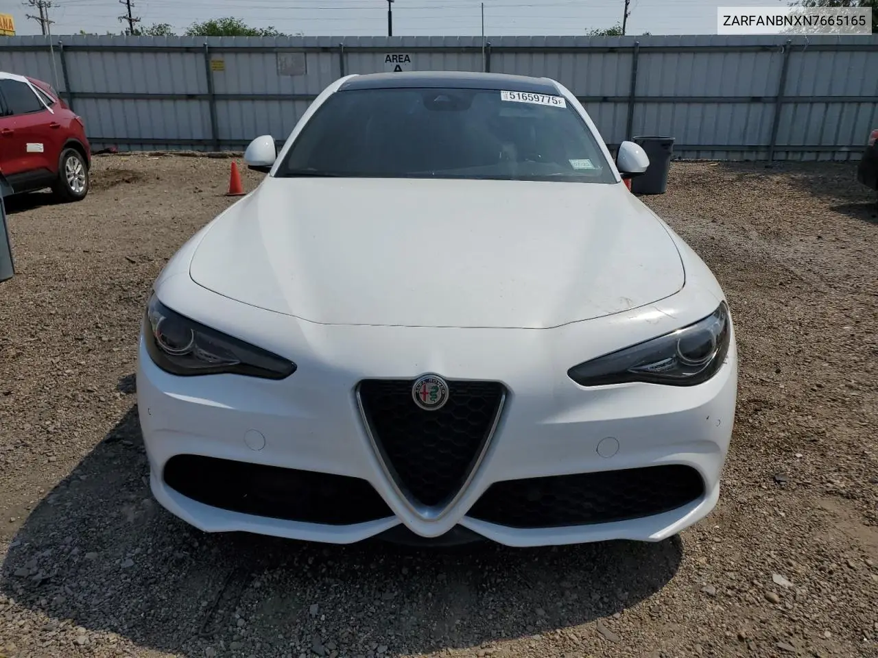 2022 Alfa Romeo Giulia Super VIN: ZARFANBNXN7665165 Lot: 51659775