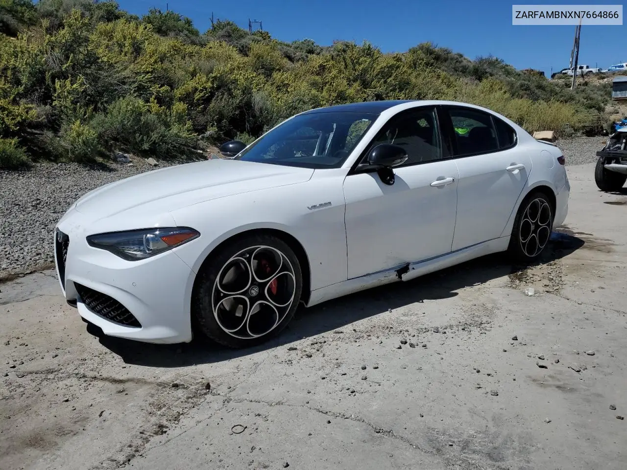 2022 Alfa Romeo Giulia Super VIN: ZARFAMBNXN7664866 Lot: 55639185