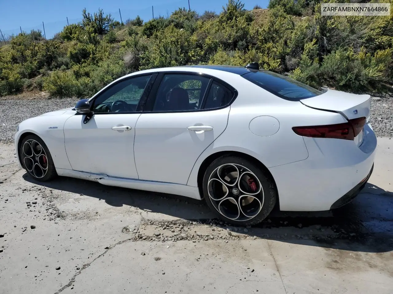 2022 Alfa Romeo Giulia Super VIN: ZARFAMBNXN7664866 Lot: 55639185