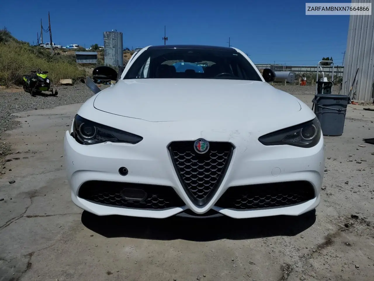 2022 Alfa Romeo Giulia Super VIN: ZARFAMBNXN7664866 Lot: 55639185