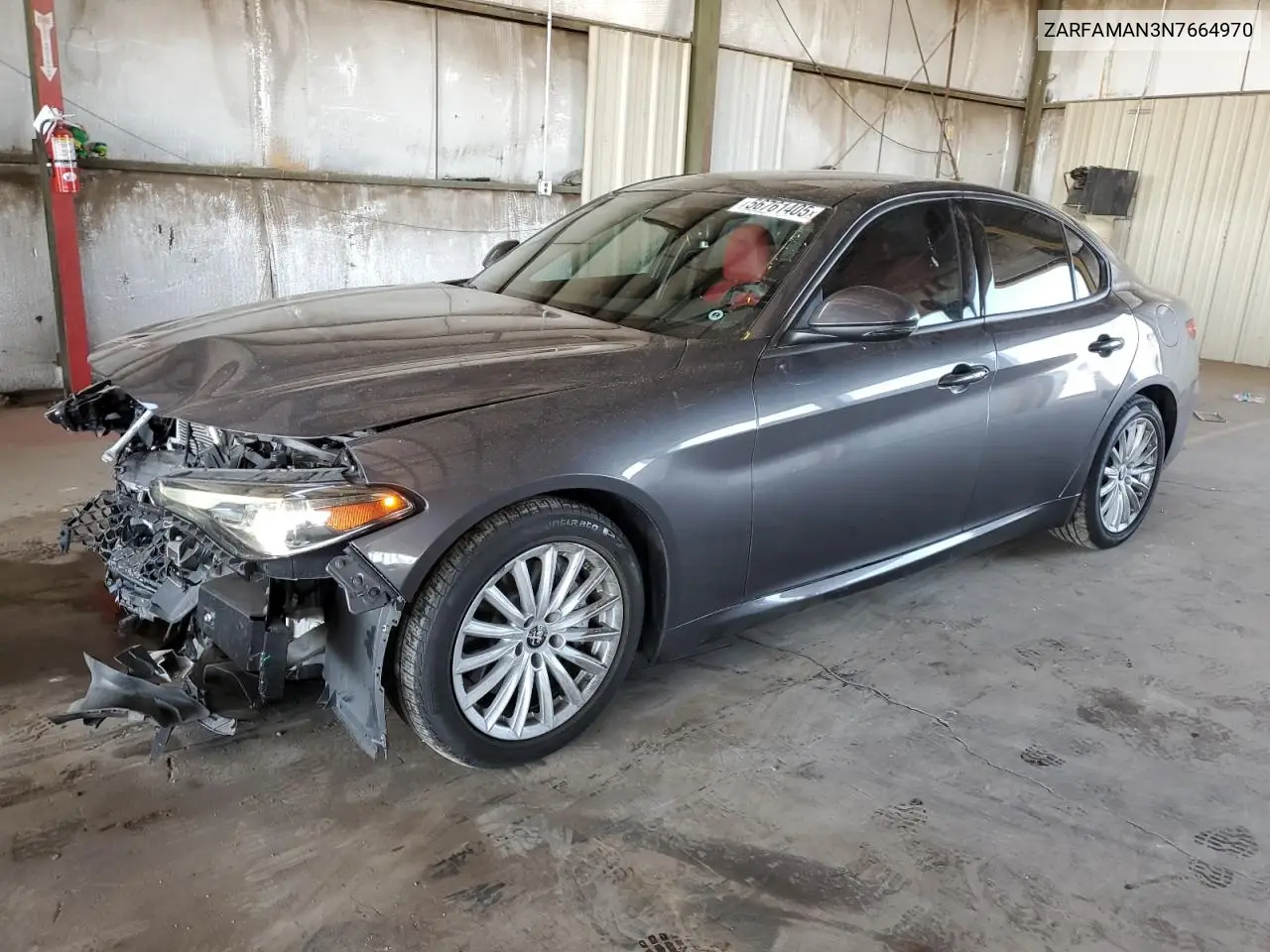 2022 Alfa Romeo Giulia VIN: ZARFAMAN3N7664970 Lot: 56761405