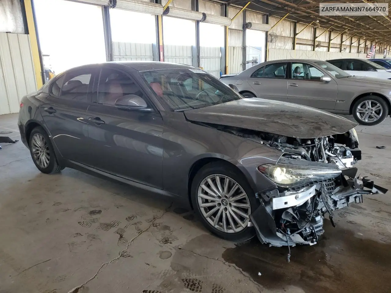 2022 Alfa Romeo Giulia VIN: ZARFAMAN3N7664970 Lot: 56761405
