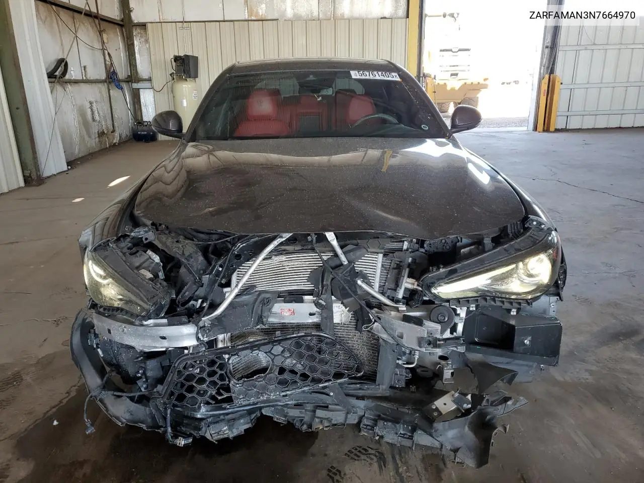 2022 Alfa Romeo Giulia VIN: ZARFAMAN3N7664970 Lot: 56761405