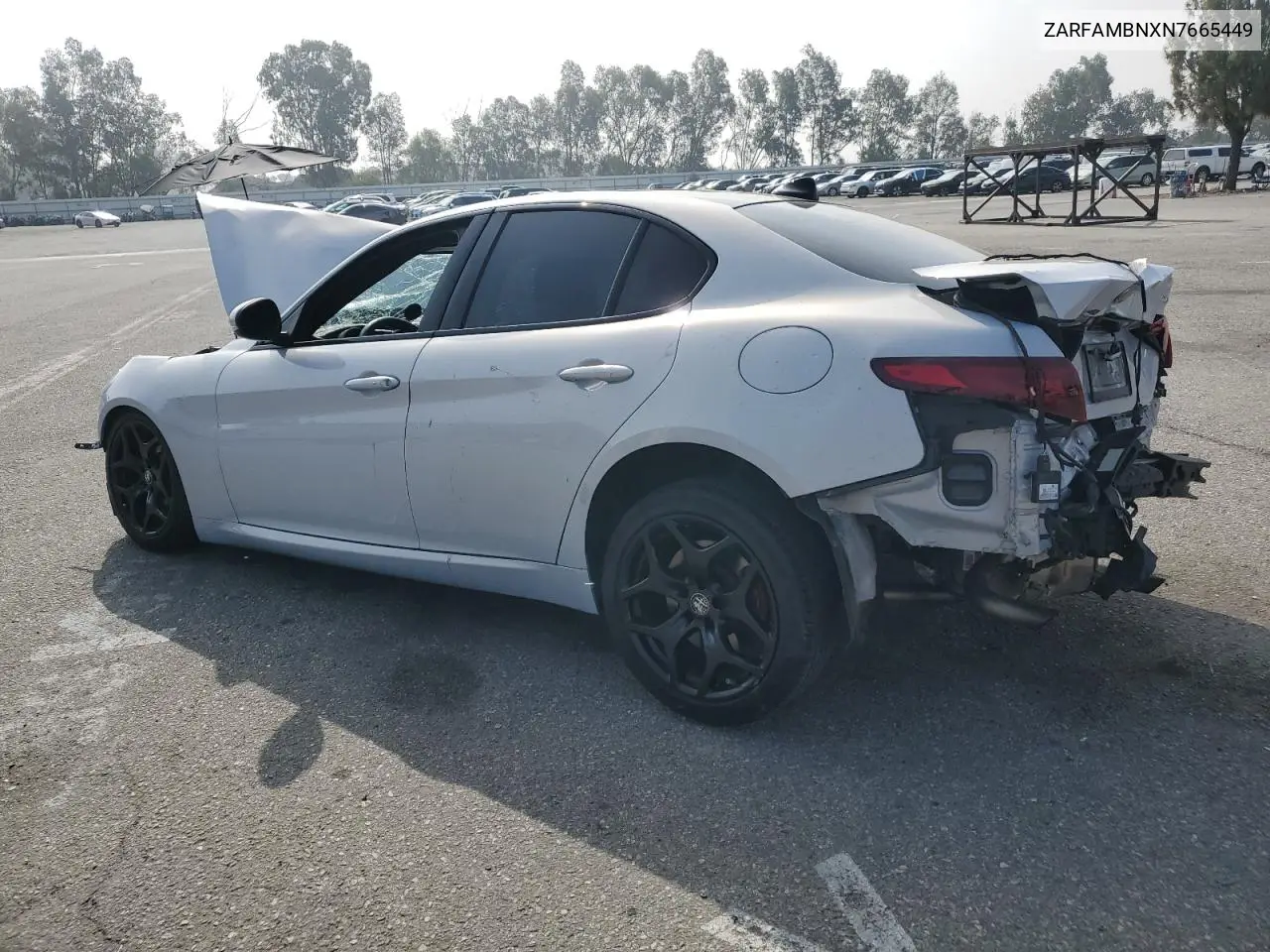 2022 Alfa Romeo Giulia Super VIN: ZARFAMBNXN7665449 Lot: 60749345