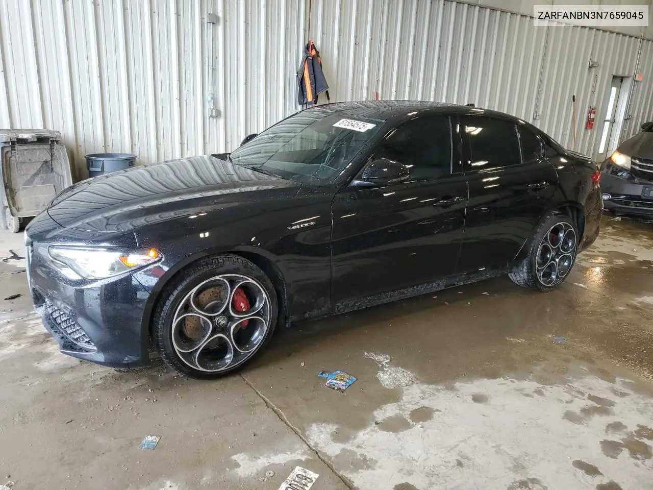 2022 Alfa Romeo Giulia Super VIN: ZARFANBN3N7659045 Lot: 61554575
