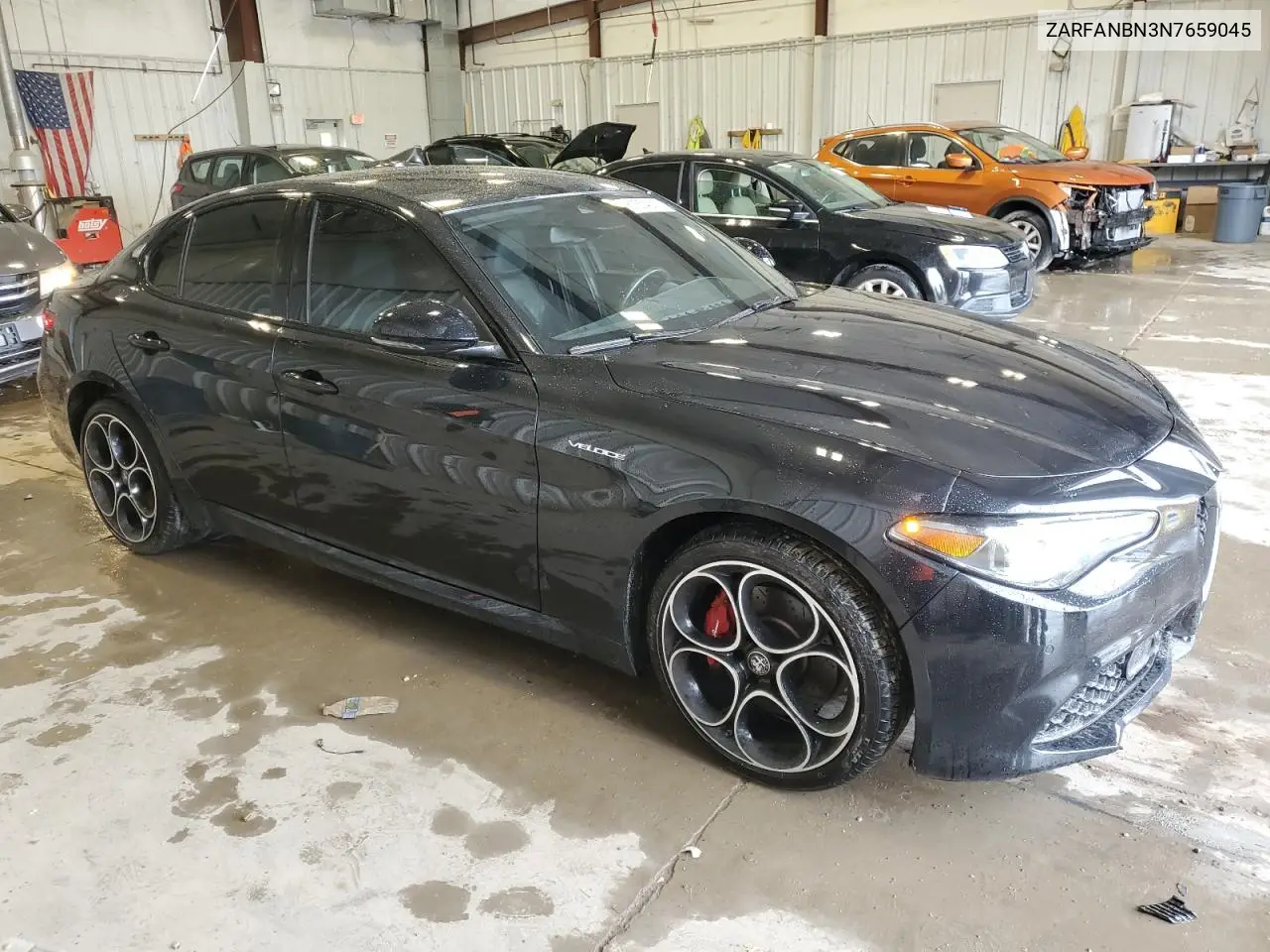 2022 Alfa Romeo Giulia Super VIN: ZARFANBN3N7659045 Lot: 61554575