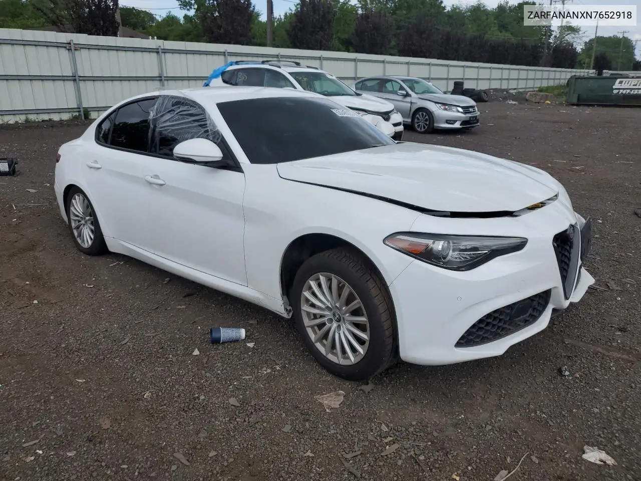 2022 Alfa Romeo Giulia VIN: ZARFANANXN7652918 Lot: 63645025