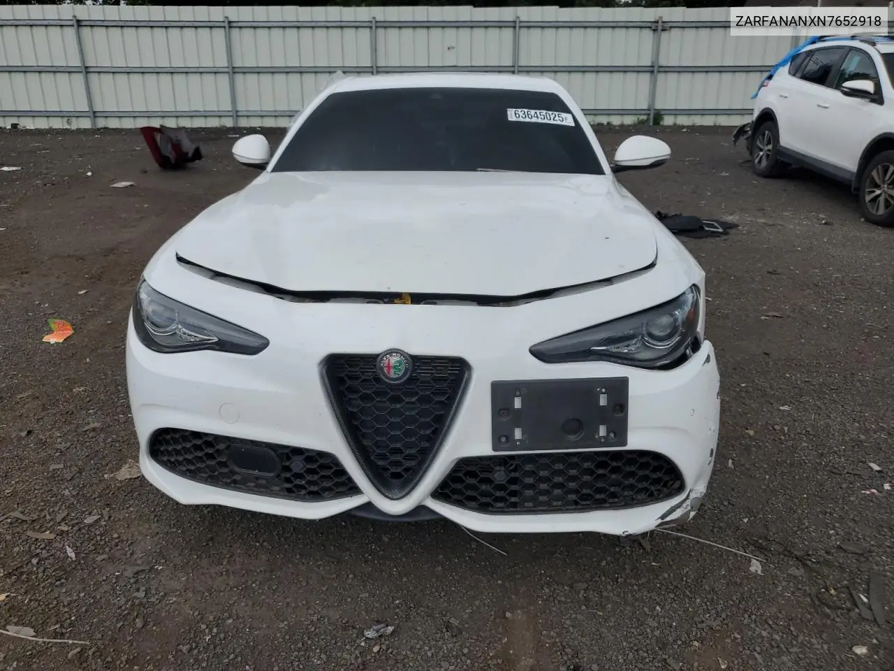 2022 Alfa Romeo Giulia VIN: ZARFANANXN7652918 Lot: 63645025