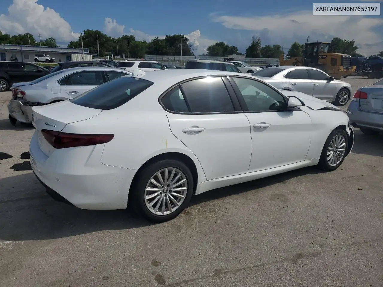 2022 Alfa Romeo Giulia VIN: ZARFANAN3N7657197 Lot: 64364825