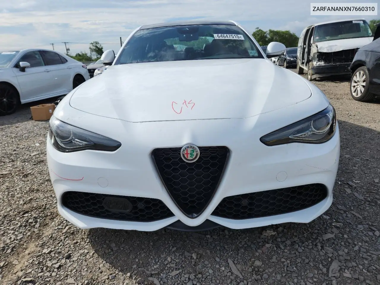 2022 Alfa Romeo Giulia VIN: ZARFANANXN7660310 Lot: 64647515