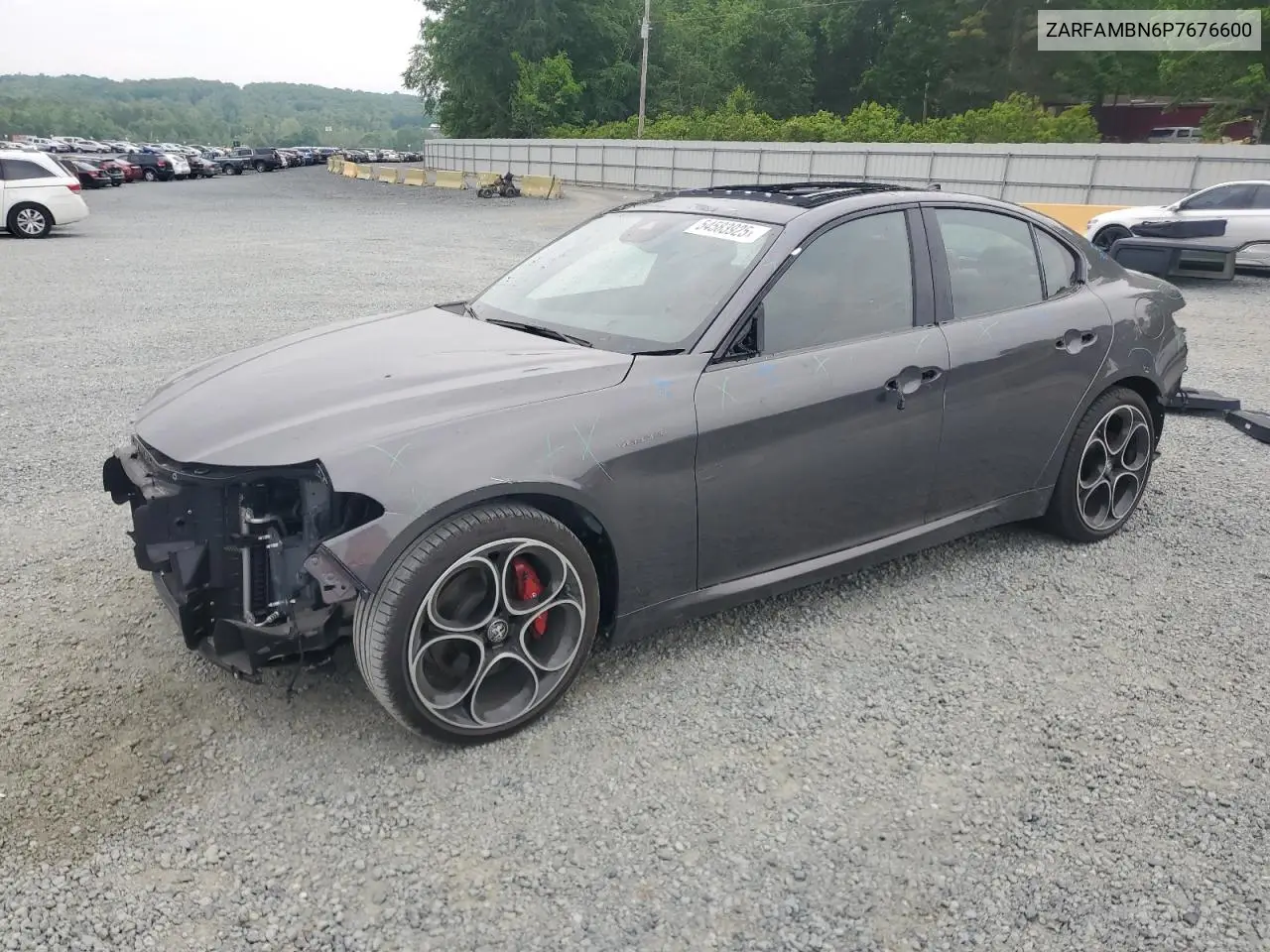 2023 Alfa Romeo Giulia Ti VIN: ZARFAMBN6P7676600 Lot: 54583925