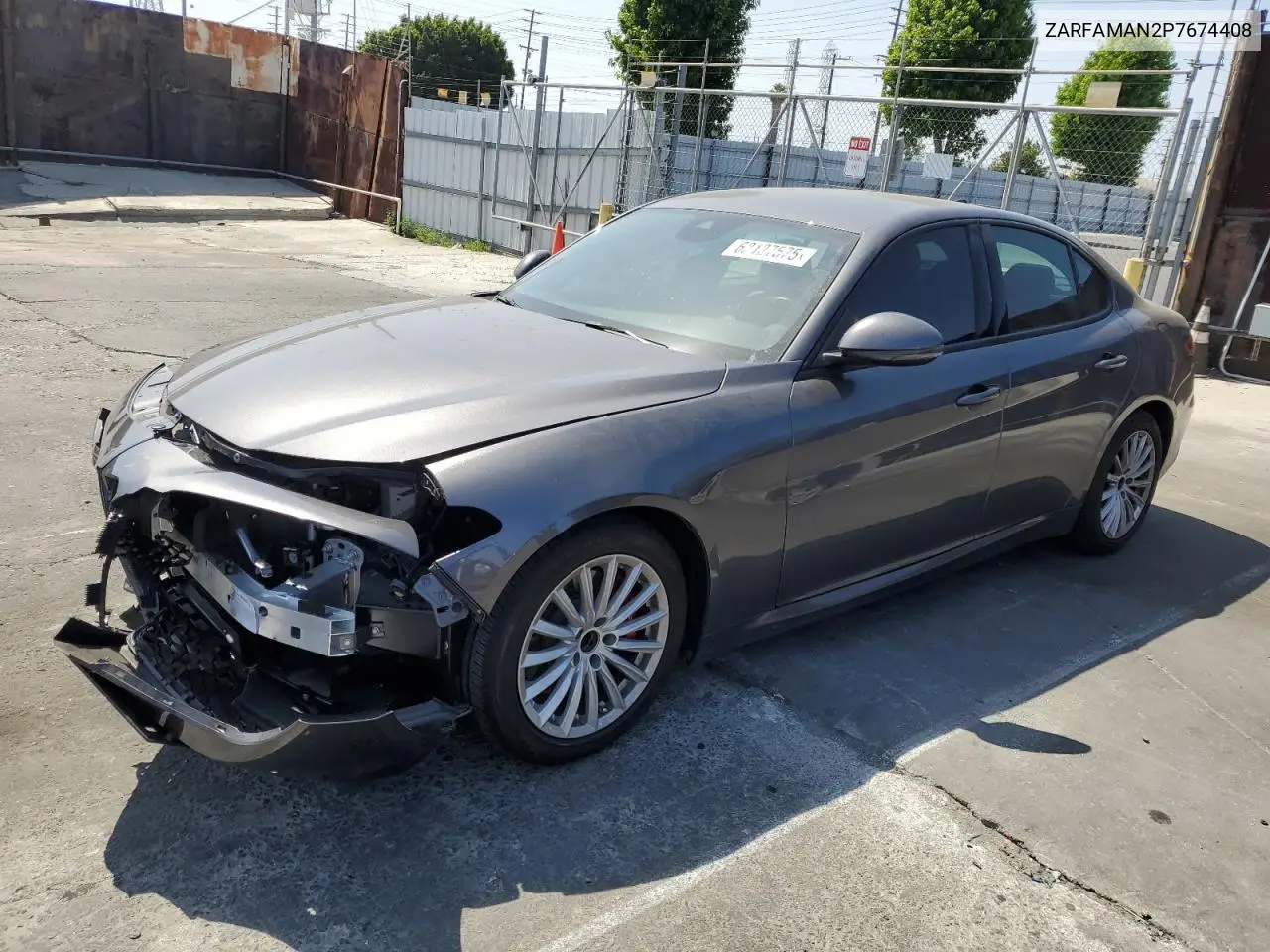 2023 Alfa Romeo Giulia Sprint VIN: ZARFAMAN2P7674408 Lot: 62127575