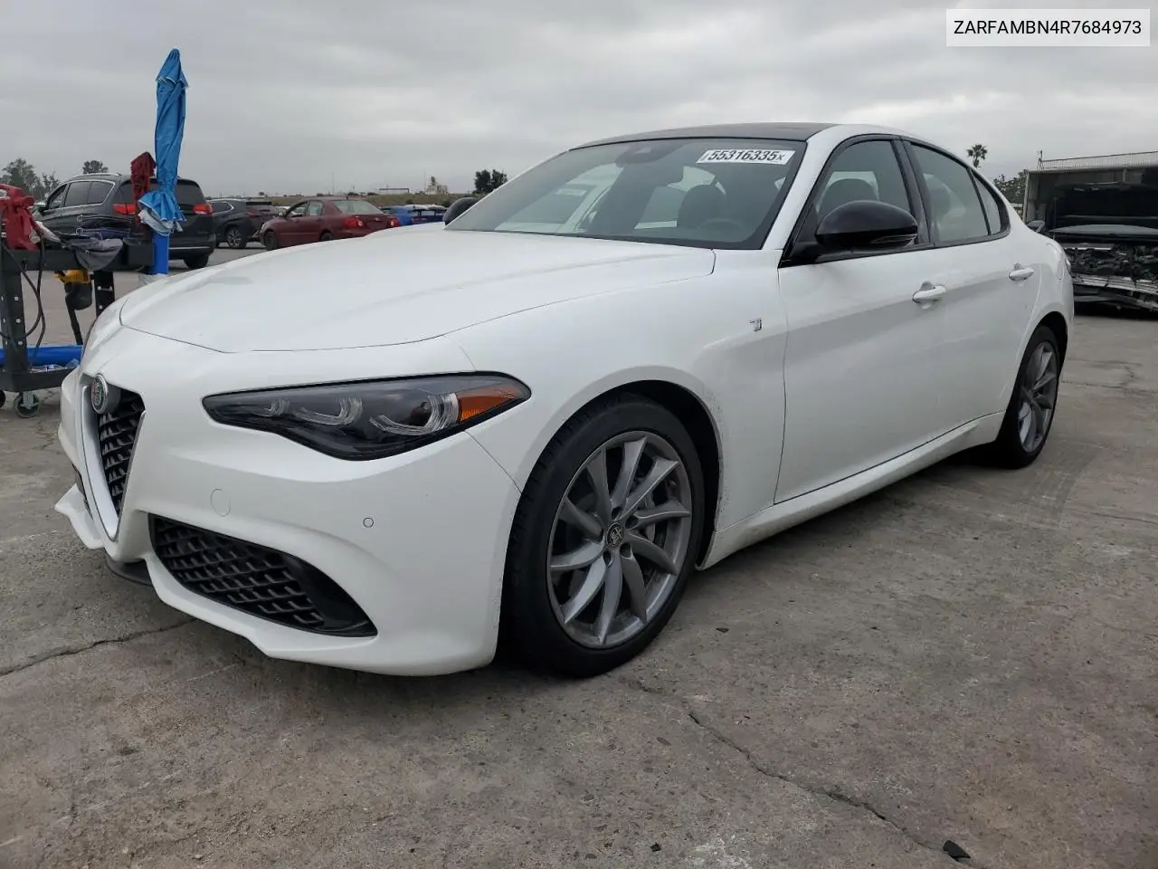 2024 Alfa Romeo Giulia Ti VIN: ZARFAMBN4R7684973 Lot: 55316335