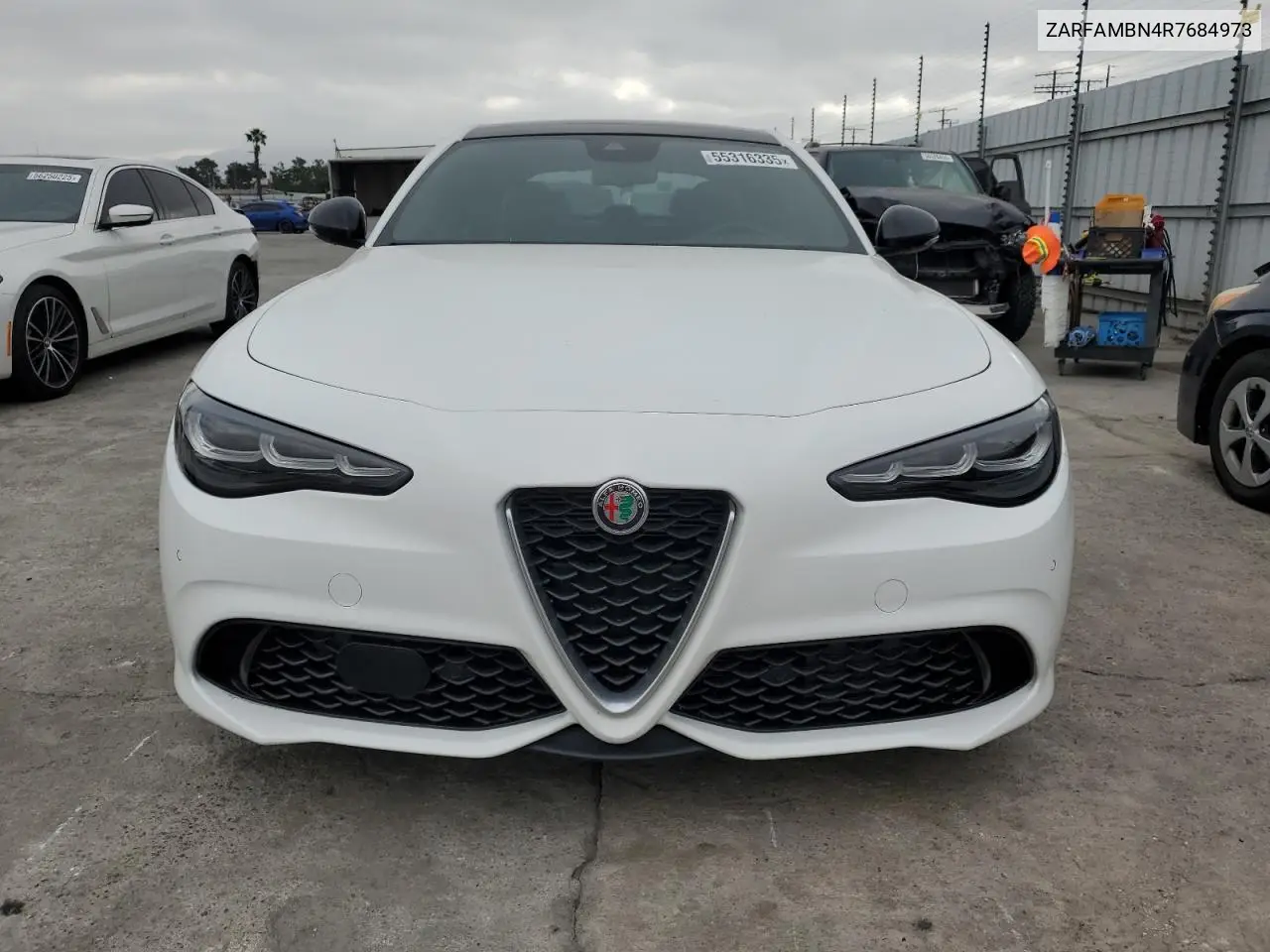 2024 Alfa Romeo Giulia Ti VIN: ZARFAMBN4R7684973 Lot: 55316335