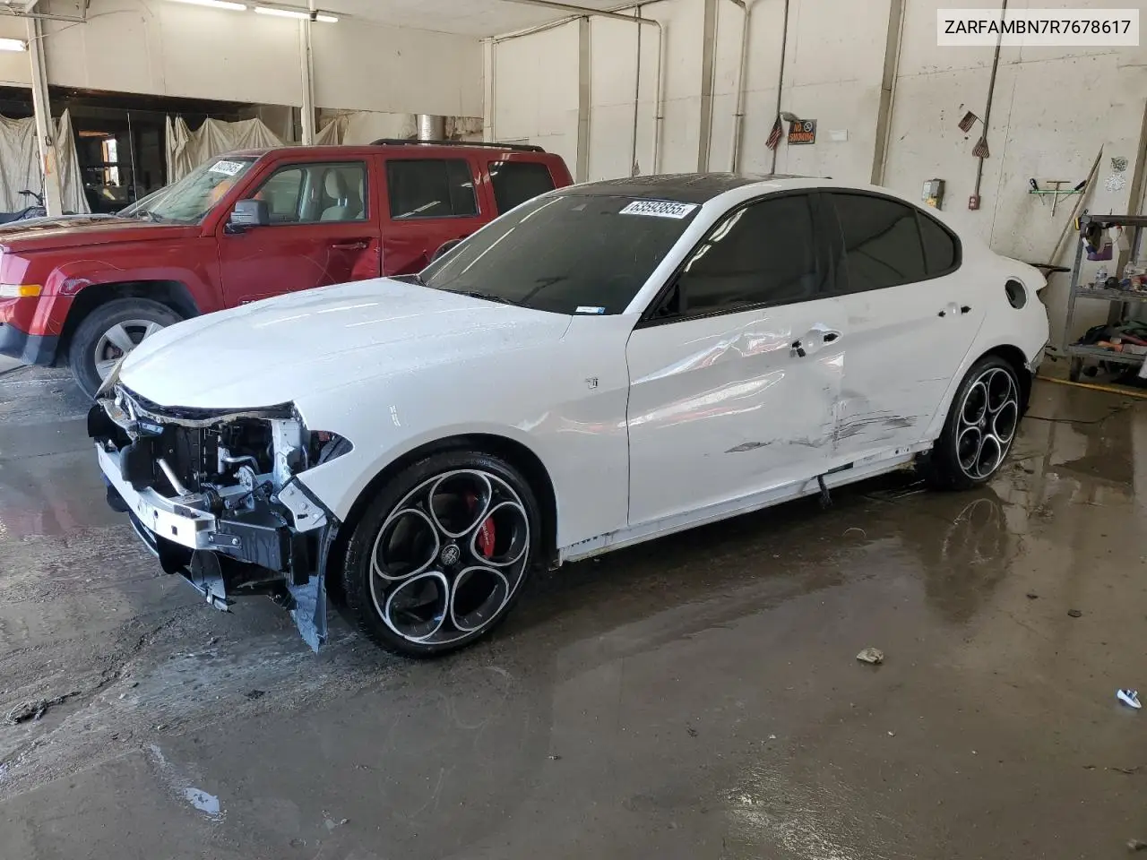 2024 Alfa Romeo Giulia Ti VIN: ZARFAMBN7R7678617 Lot: 63593855