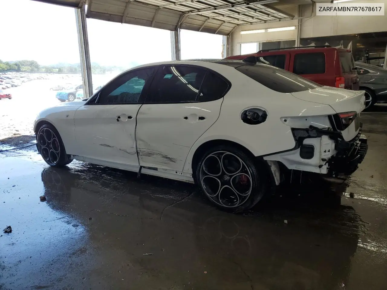 2024 Alfa Romeo Giulia Ti VIN: ZARFAMBN7R7678617 Lot: 63593855