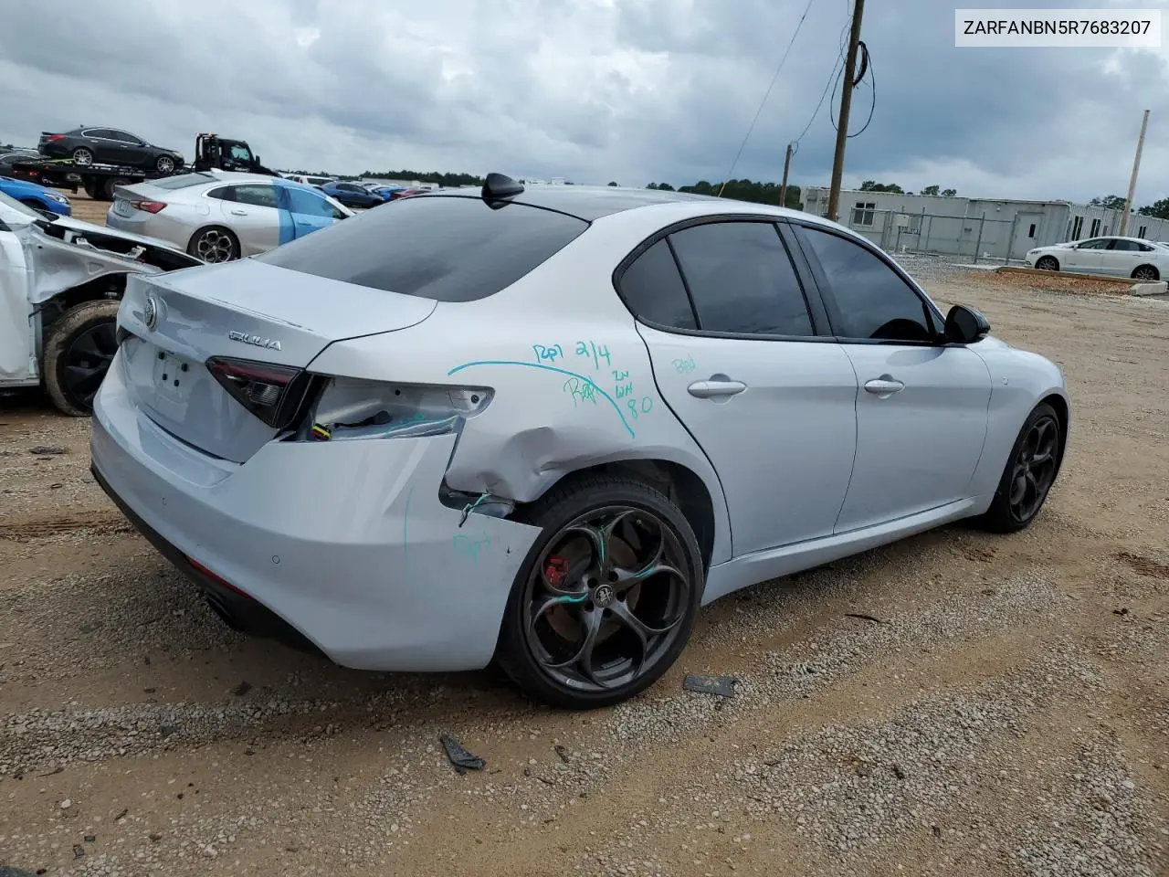 2024 Alfa Romeo Giulia Ti VIN: ZARFANBN5R7683207 Lot: 64968075
