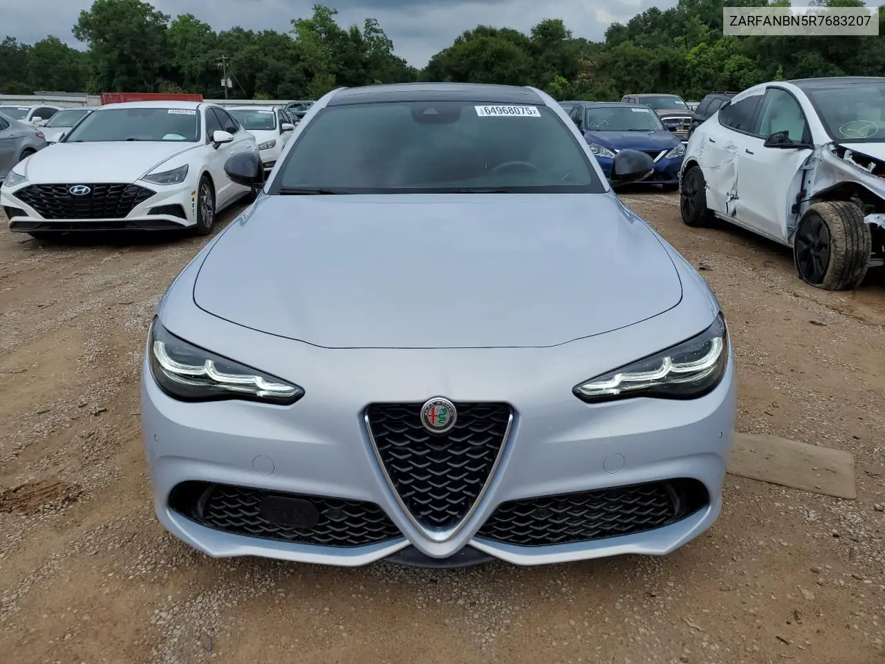 2024 Alfa Romeo Giulia Ti VIN: ZARFANBN5R7683207 Lot: 64968075