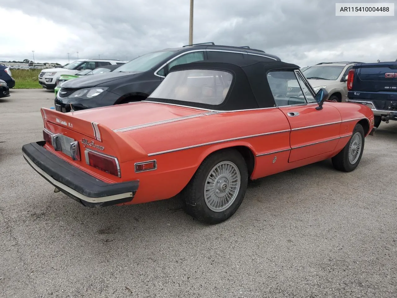 1978 Alfa Romeo Spider VIN: AR115410004488 Lot: 74726184