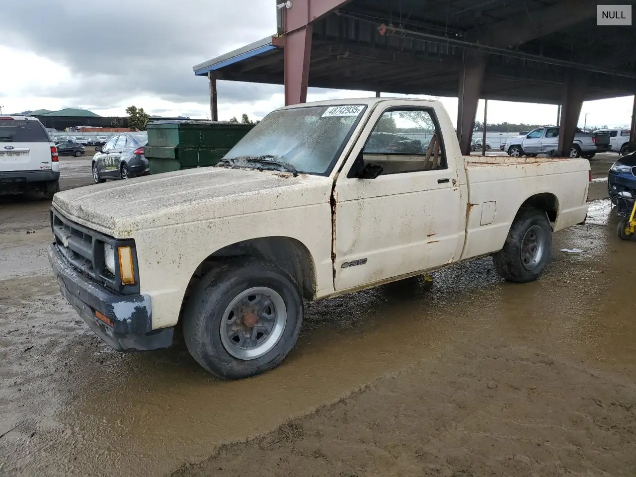 1992 Chevrolet S Truck S10 VIN: 1GCCS14E7M8128102 Lot: 48742935