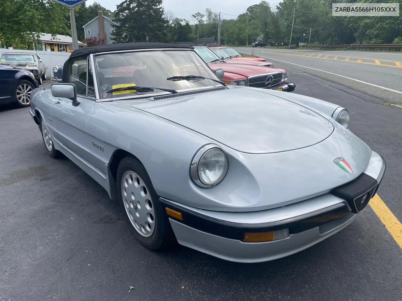 1987 Alfa Romeo Spider Quadrifoglio VIN: ZARBA5566H105XXX Lot: 63038355