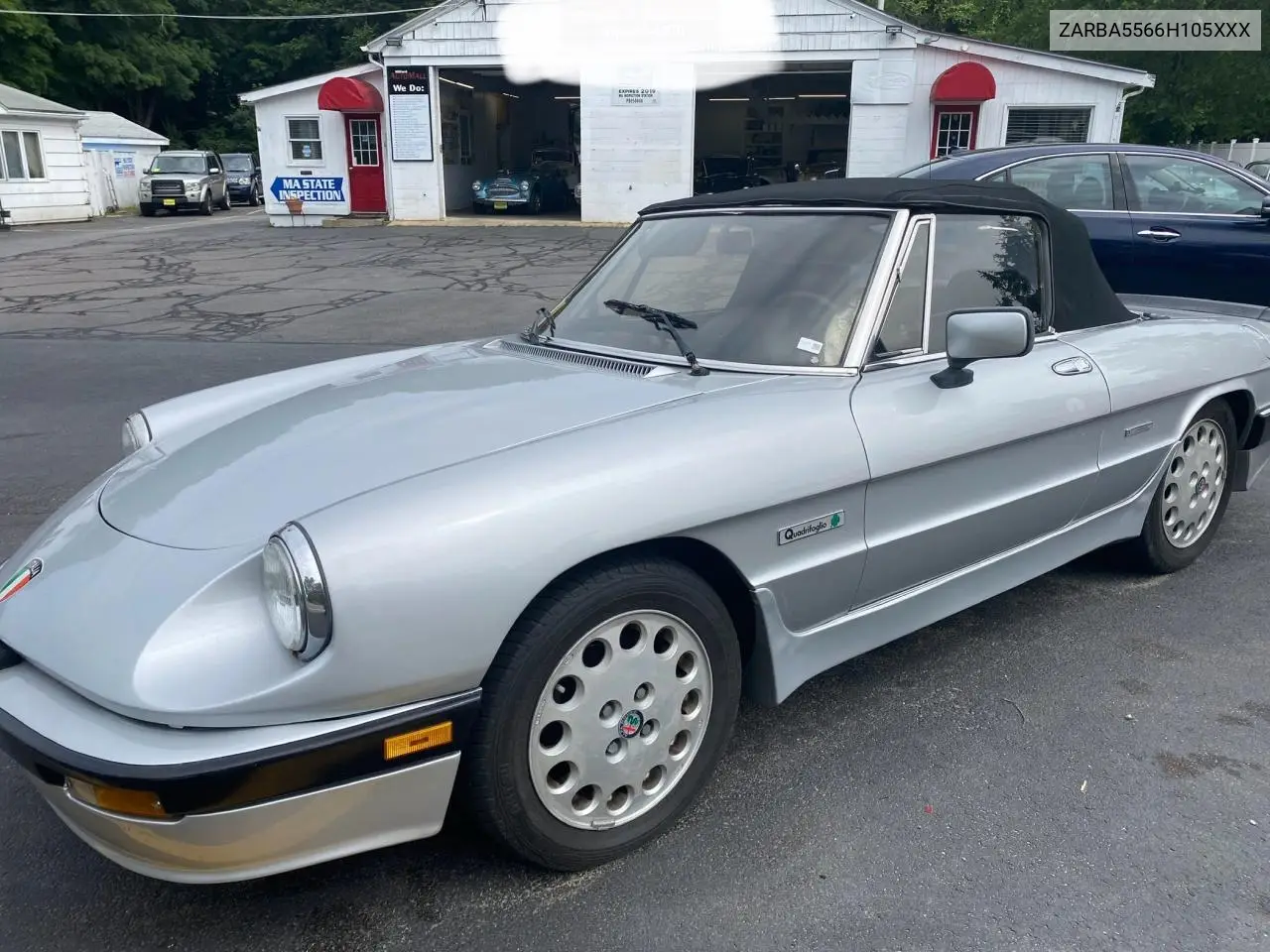 1987 Alfa Romeo Spider Quadrifoglio VIN: ZARBA5566H105XXX Lot: 63038355