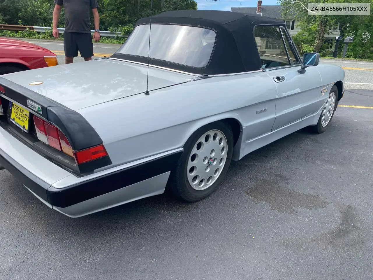 1987 Alfa Romeo Spider Quadrifoglio VIN: ZARBA5566H105XXX Lot: 63038355