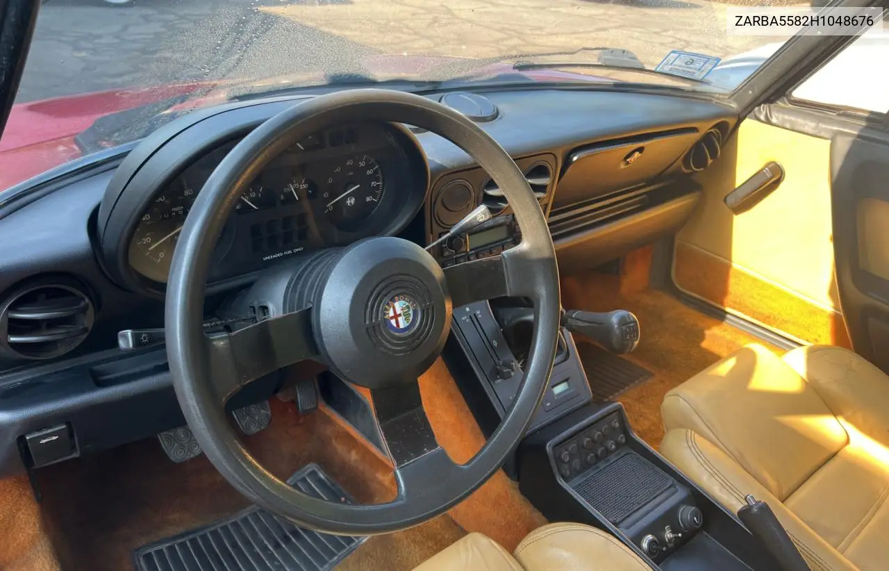 1987 Alfa Romeo Spider Veloce VIN: ZARBA5582H1048676 Lot: 65321755